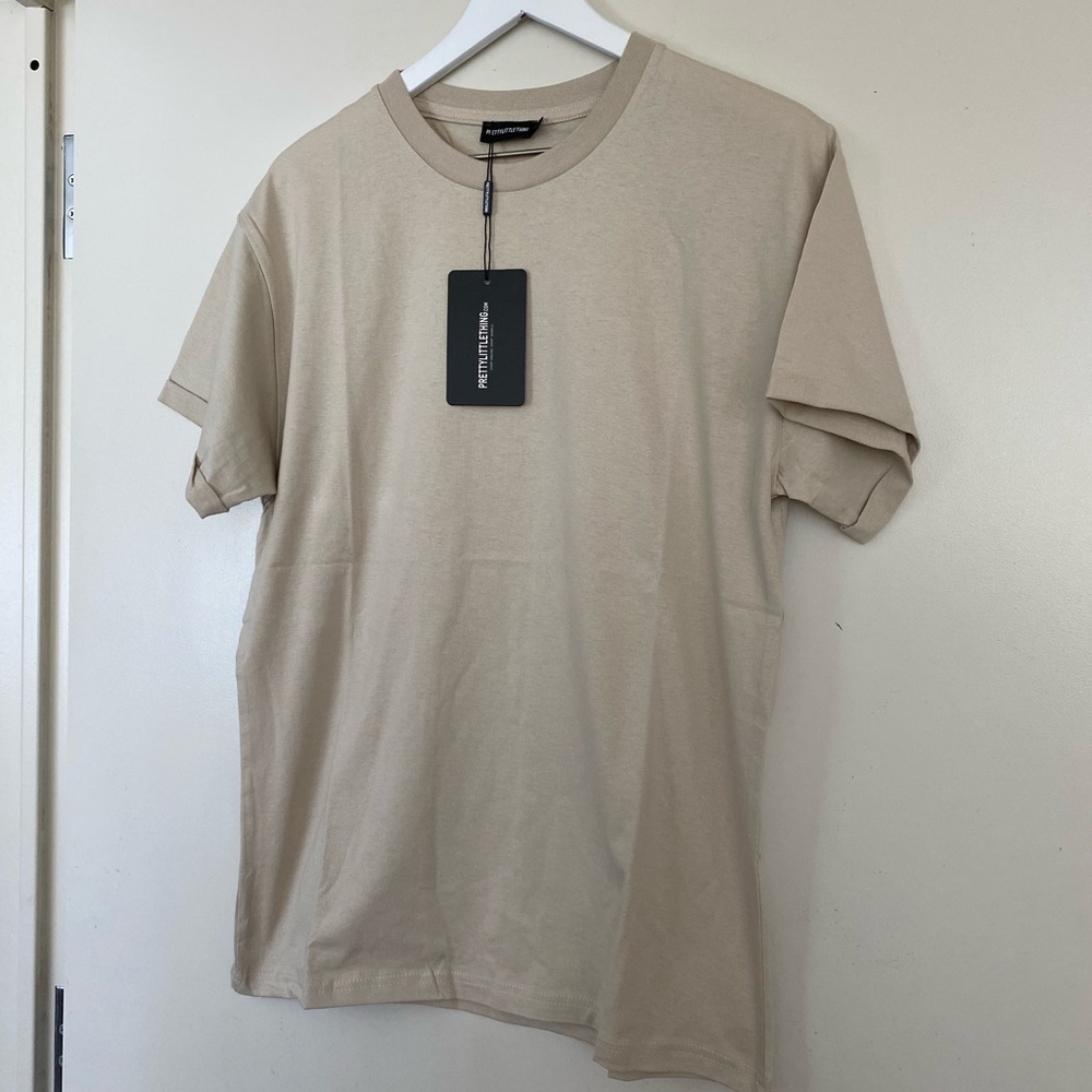 Sand Oversized Boxy T-Shirt - Picture 6 of 6